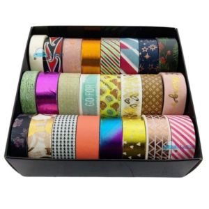 Kidivo Set Of Glitter Tape Rolls For Decorative Art Craft