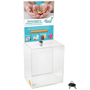 Suggestion Box Acrylic with Large Display Area