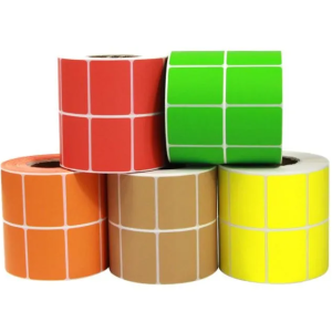 Colour Barcode Labels GSM 80, Size 50 Mm X 40 Mm