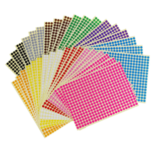 Round Color Coding Labels Circle Dot Stickers Small