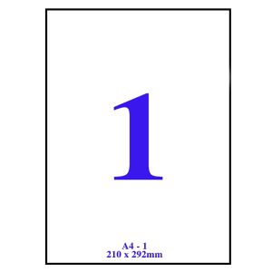STICKER LABEL WHITE SELF ADHESIVE MPL-1