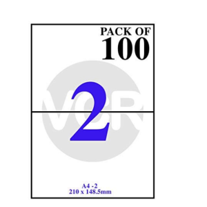 Sticker Label White Self Adhesive MPL-2