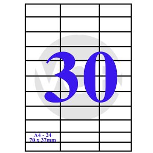 Sticker Label White Self Adhesive MPL-30