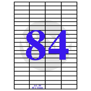 Sticker Label White Self Adhesive MPL-48