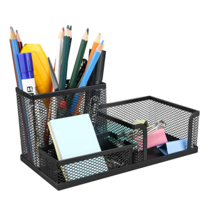 Metal Pen Stand Mesh Desk Organizer