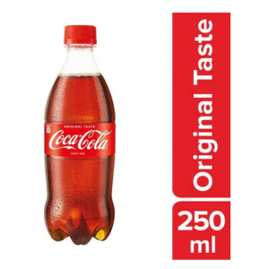 Coca Cola Soft Drink - Original Taste, 250 ml Bottle