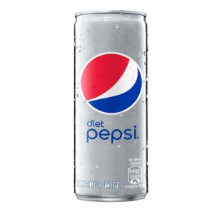 Pepsi Diet Soft Drink, 250 ml Can