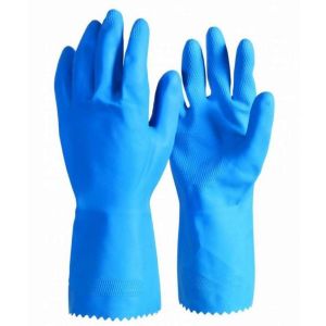 Rubber Hand Gloves Blue
