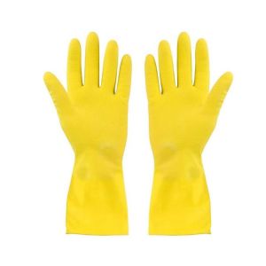 Rubber Hand Gloves Yellow